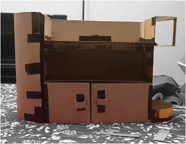NeetNook cardboard mockup 1