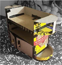 NeetNook cardboard mockup 2