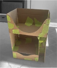NeetNook cardboard mockup 3