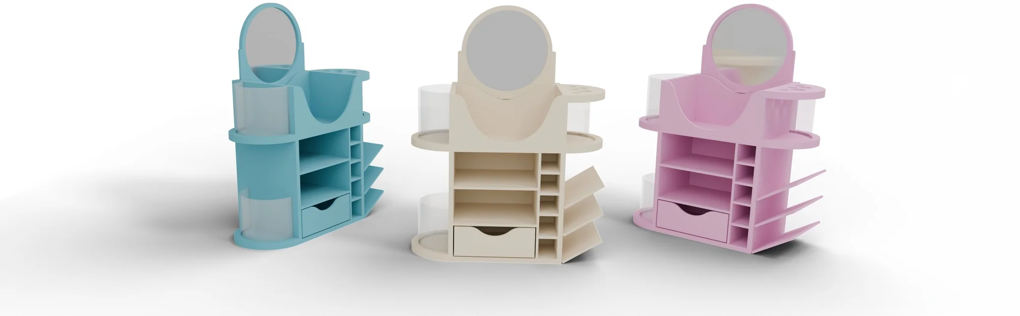 NeetNook organizer in three colourways