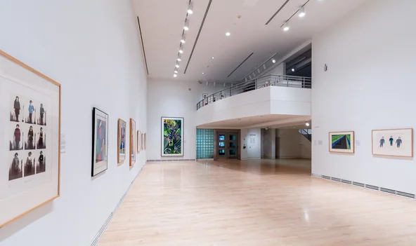 Carleton Art Gallery — main gallery interior