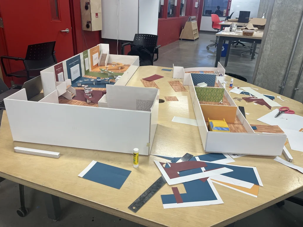 Making of — exhibition model in progress