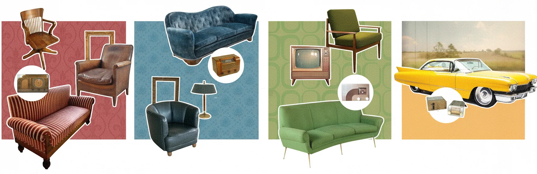 Period room furnishings — mezzanine