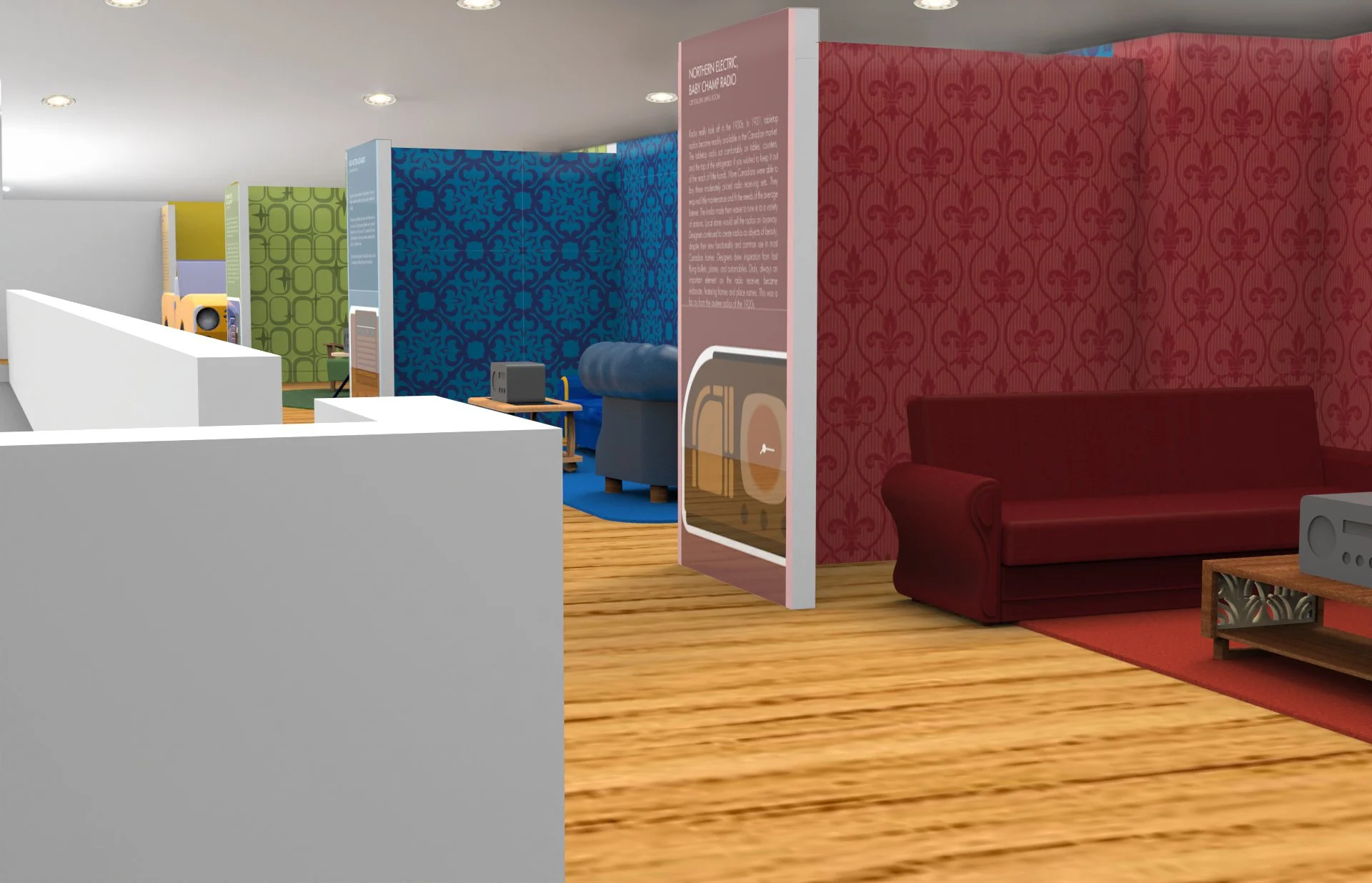 Level 2 walkthrough — period rooms overview