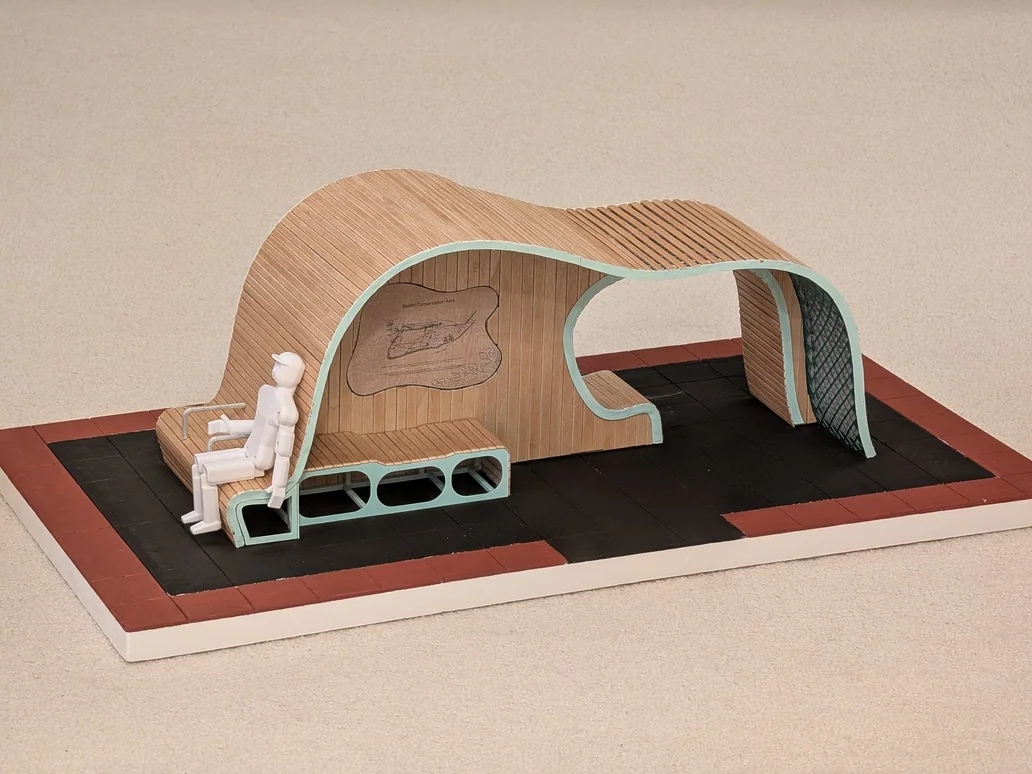Final scale model — view 1
