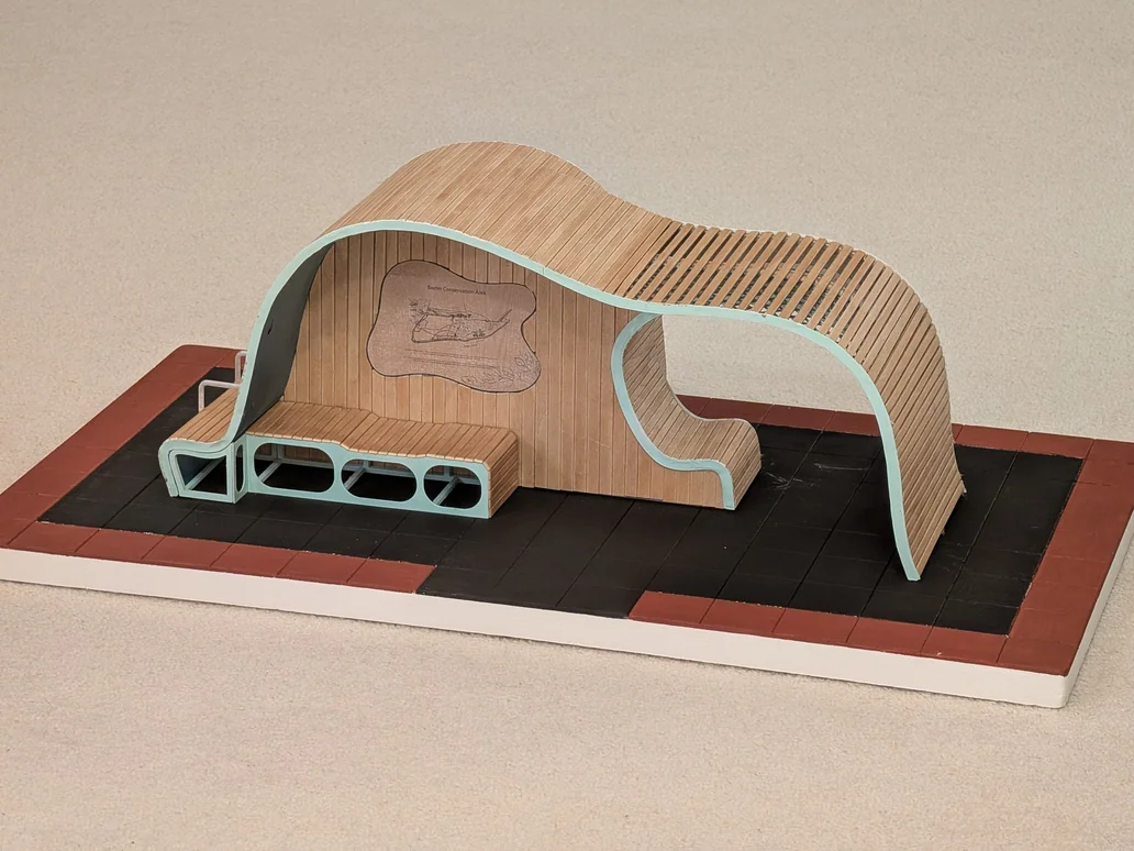 Final scale model — view 2