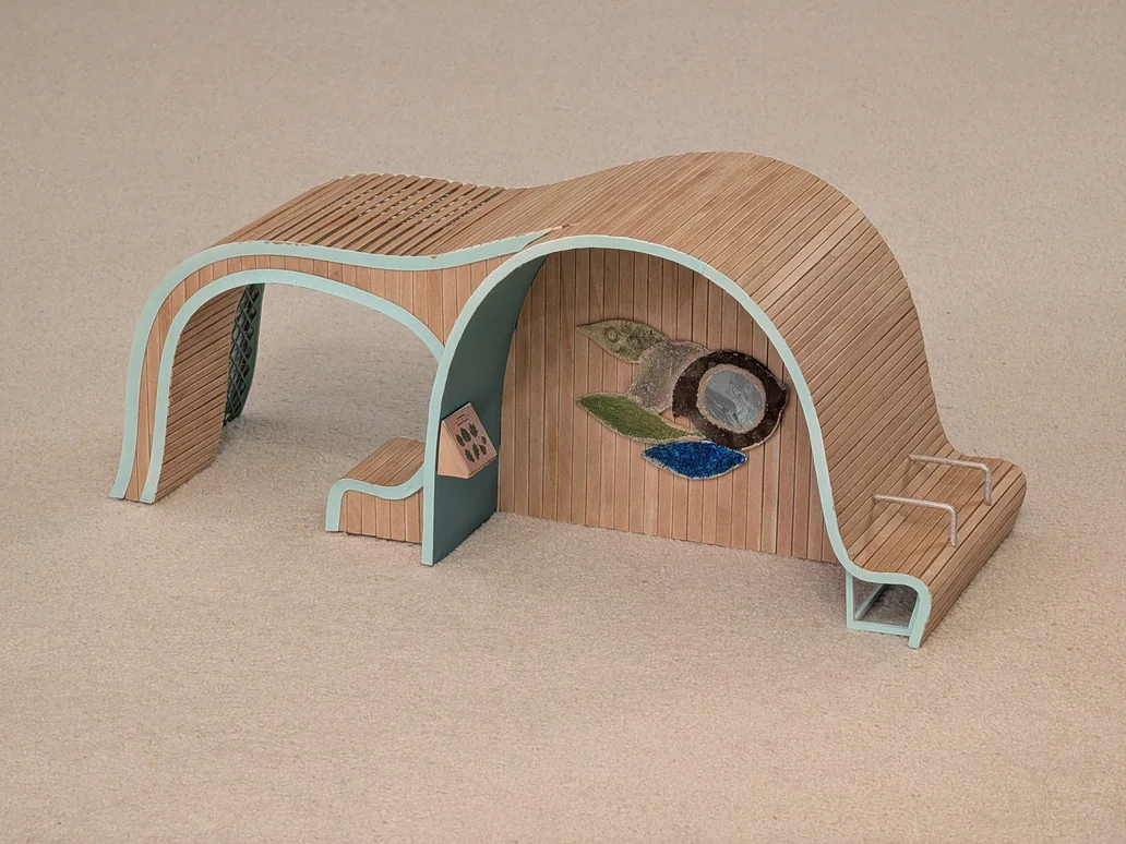 Final scale model — view 3
