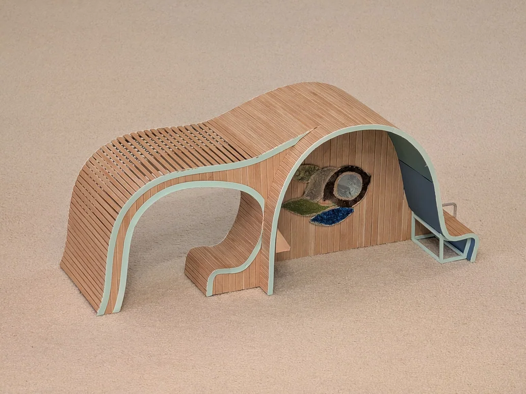 Final scale model — view 4